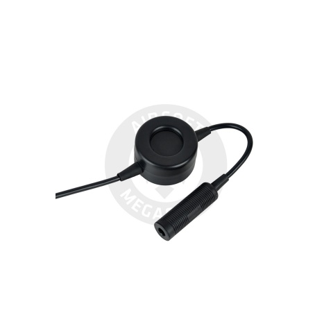 Atlas Custom Works TCI Tactical PTT Military Standard Version Kenwood Plug - (Black)