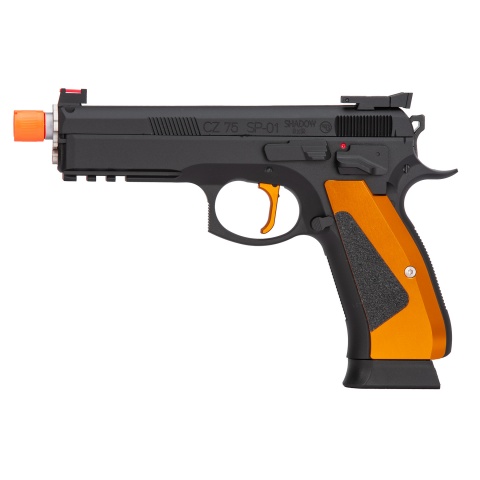 ASG CZ SP-01 Shadow ACCU CO2 GBB Pistol (Black / Orange)