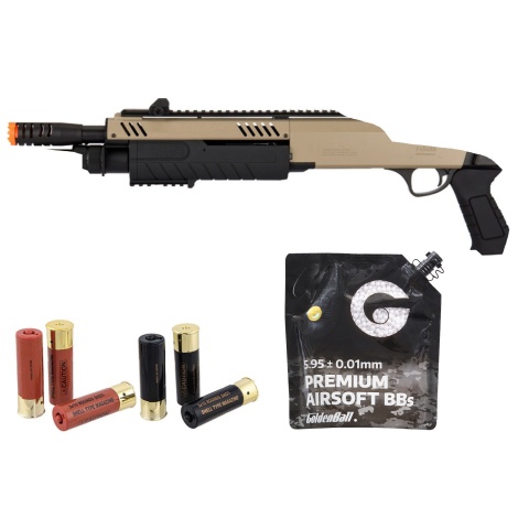 FABARM STF/12 Short Barrel Shotgun/Shell Combo - (Tan)