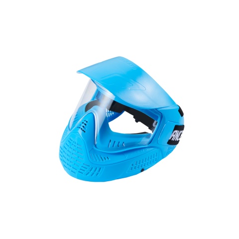 Lancer Tactical Full Face Airsoft Mask with Visor (Color: Blue)