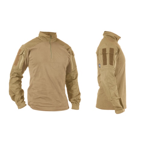 Lancer Tactical Gen4 Combat BDU Airsoft Shirt - (Tan)