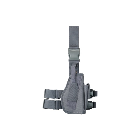 Lancer Tactical 1000D Nylon Drop Leg Holster - (Grey)