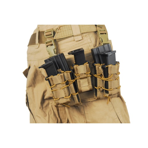 Lancer Tactical Magazine Pouch Leg Rig (Color: Tan)