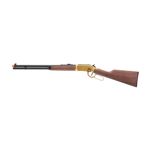 Double Bell M1894 CO2 Powered Lever Action Airsoft Rifle (Color: Gold / Imitation Wood)
