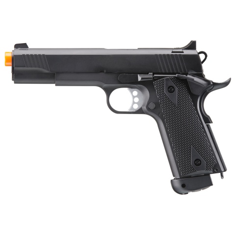 Double Bell Co2 M1911 Blowback Airsoft Pistol w/ Silver Accents (Color: Black)