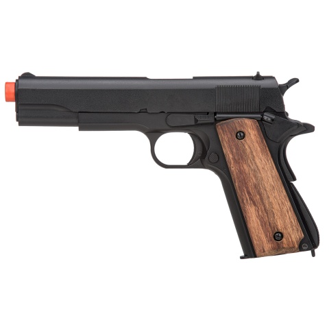 Double Bell M1911A1 Gas Blowback Airsoft Pistol (Low Velocity) - BLACK