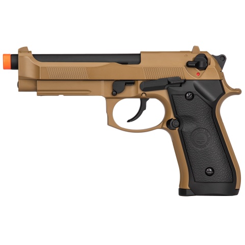 Double Bell M92 Gas Blowback Airsoft Pistol - TAN