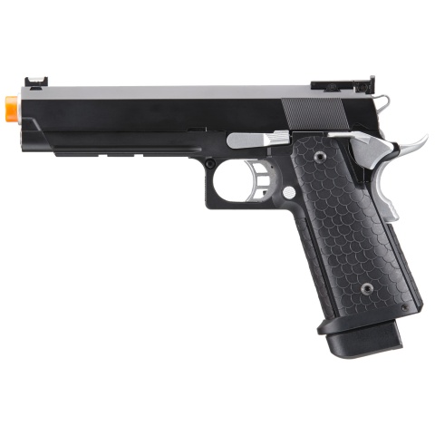 Double Bell Co2 Hi-Capa 5.1 Blowback Airsoft Pistol with Silver Hammer