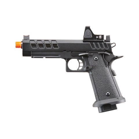 Custom Lancer Tactical ACHILLES - Heracles Hi-Capa Gas Blowback Airsoft Pistol - (Black)