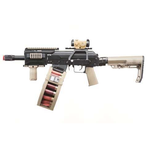 Custom Valdis - Tokyo Marui SAIGA-12 SBS Tri-Shot Gas Blowback Airsoft Shotgun