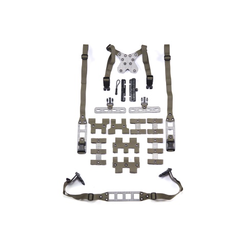 GBRS Group MCR LTE Modular Chest Rig Split Kit - (Ranger Green)