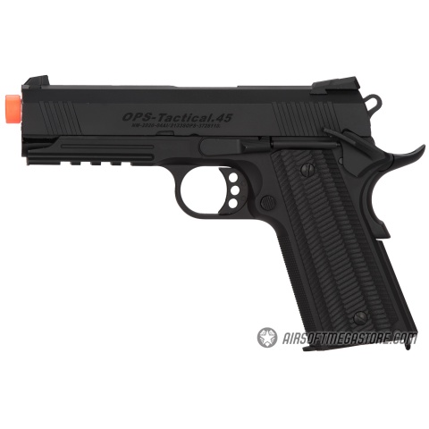 Golden Eagle MF 3332 OTS Tactical .45 Gas Blowback Airsoft Pistol - BLACK