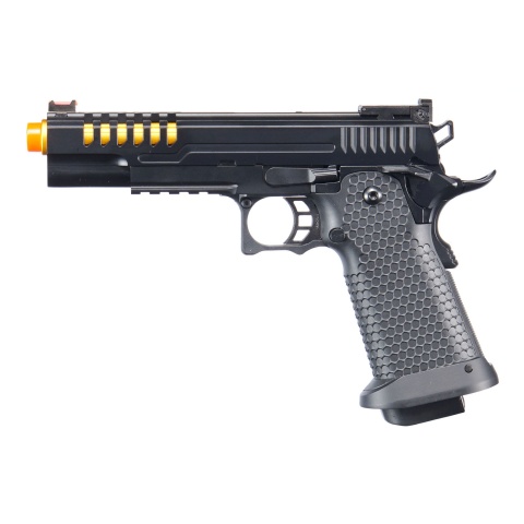 Golden Eagle 3358 Pro Series Gas Blowback Airsoft Pistol - (Black/Gold)