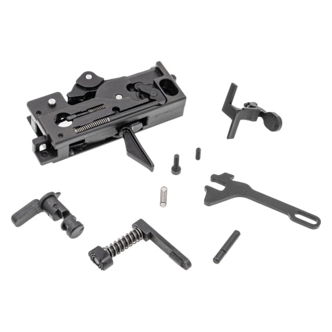 Guns Modify EVO Drop In Lower Full Steel Parts Set w/ GEI Style Trigger for Tokyo Marui GM M4 MWS Zinc Box V2