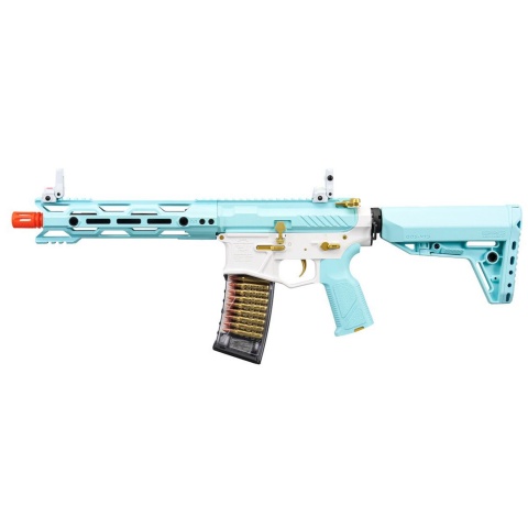 G&G CM16 STEALTH 556 M4 AEG Airsoft Rifle - (Macaron Blue)