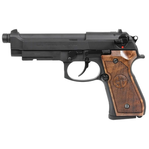G&G GPM92 GP2 GBB Pistol w/ Walnut Wood Grip, Black