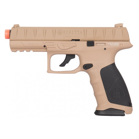 Elite Force Umarex Berretta APX Airsoft CO2 Pistol - FDE/BLACK