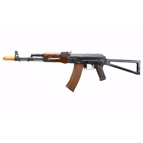 E&L AKS-74N Platinum AEG AK Airsoft Rifle w/ 2.0 ETU MOSFET - Wood and Steel