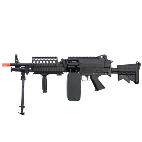 Atlas Custom Works MK46 M249 Saw Light Machine Gun w/ Polymer Receiver (Color: Black)