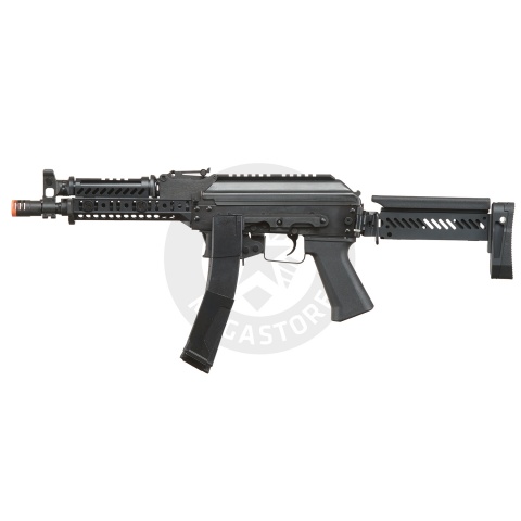 LCT ZK Series AK Airsoft AEG Rifle w/ Side-Folding Z Series Stock and Handguard - (Black)