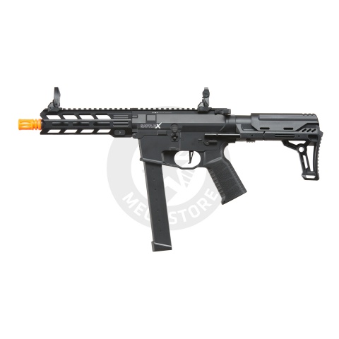 Lancer Tactical Battle X Airsoft AEG Machine Pistol - (Black)