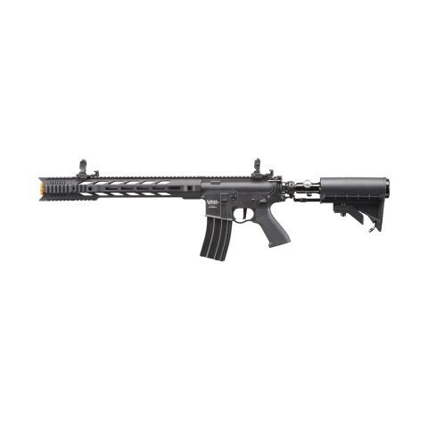 Lancer Tactical Full Metal Legion HPA M4 SPR Interceptor Airsoft Rifle w/ Stock Mounted Tank (Color: Black) - 