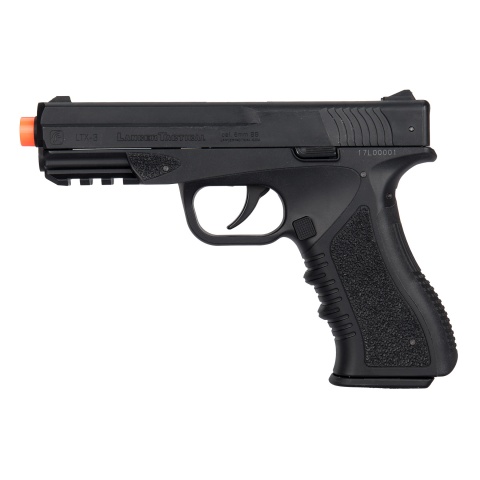 Lancer Tactical Defender LTX-3 CO2 Half-Blowback Airsoft Pistol - BLACK