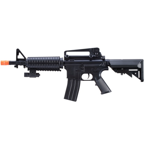 UK Arms M-16C Spring Operated Rifle with Laser Sight and M4 Carbine Handguard (Color: Black)