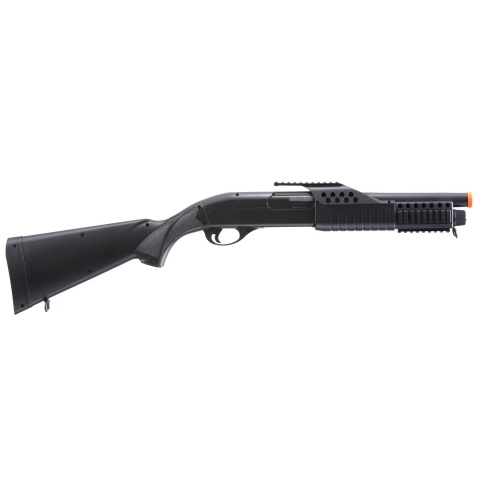 AGM Short Barrel Shell-Fed Pump Action Spring Shotgun (Color: Black)