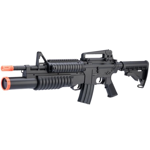 Double Eagle M4 RIS AEG w/ Grenade Launcher - BLACK