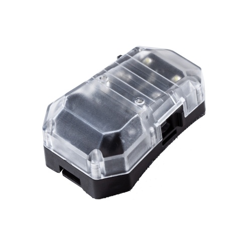 Opsmen F101 Stealth Survival Light with Multi-Function for Helmet (Color: Black)