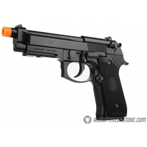 WE Tech Full Metal M9A1 GBB Gas Blowback Airsoft Pistol - BLACK