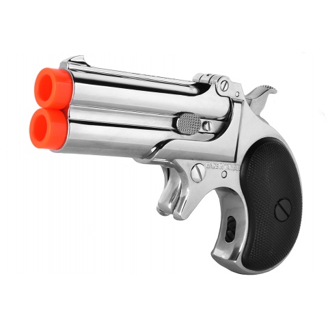 ASG Marushin 6mm Derringer Gas Powered Airsoft NBB Pistol - CHROME