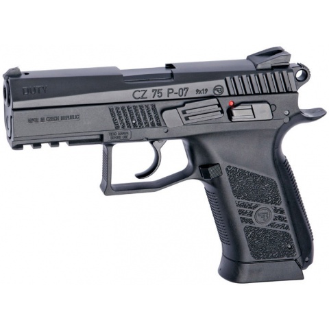 ASG CZ 75D P-07 Duty CO2 Non-Blowback Airsoft Pistol - BLACK