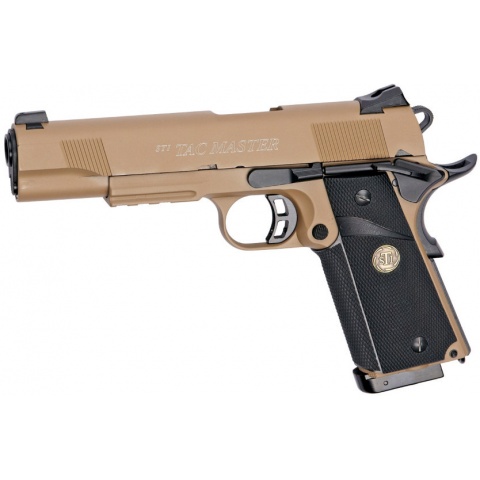 ASG STI TAC Master 1911 CO2 Blowback Airsoft Pistol - DESERT