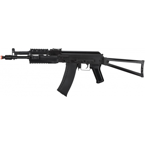 LCT Airsoft AK-105 Assault Rifle AEG w/ Folding Stock - BLACK