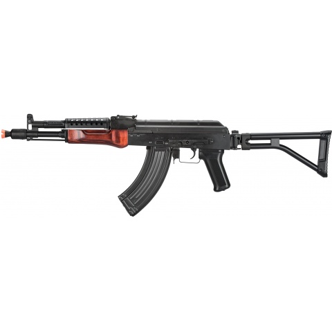 LCT G04 AK47 NV AEG Soviet Replica with Real Wood Handguard (Black & Wood)