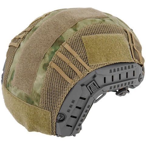UK Arms Airsoft Maritime Tactical Mesh Helmet Cover - FOLIAGE GREEN