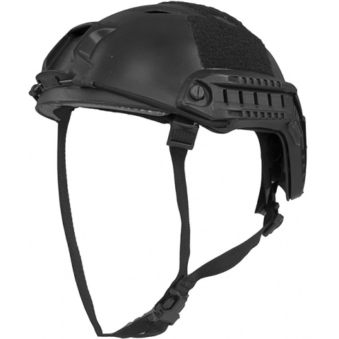Firepower Airsoft Base Jump Style Helmet w/ Accessory RIS - BLACK