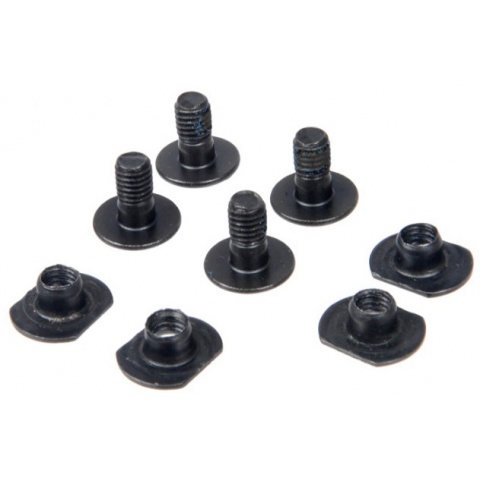 Lancer Tactical Airsoft Helmet 4 Piece Screw Set - (Black)