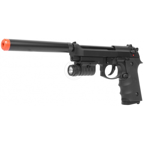 KJW SIG3 M9 SOCOM Gas Blowback Airsoft Pistol w/ Mock Suppressor