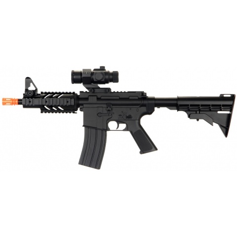 UK Arms D2806 M4 CQB RIS Auto Electric Rifle - BLACK