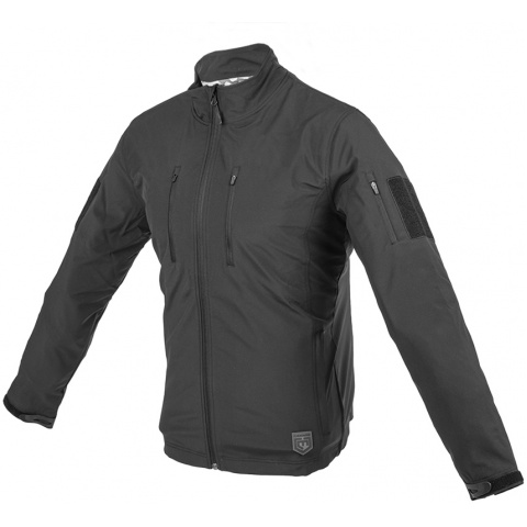 Cannae All-Weather Shield Soft Shell Jacket - BLACK - SMALL