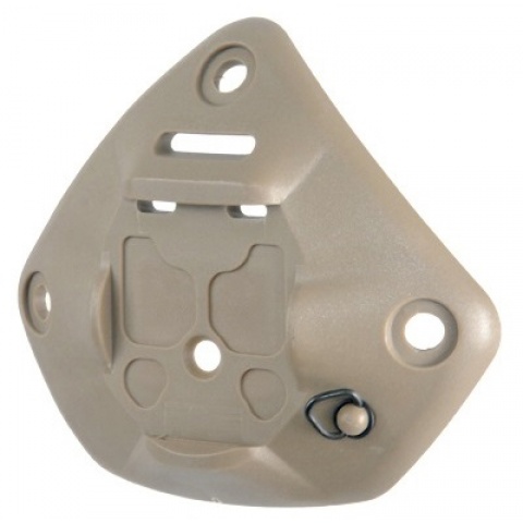 Lancer Tactical Airsoft Tactical Helmet Shroud - Dark Earth