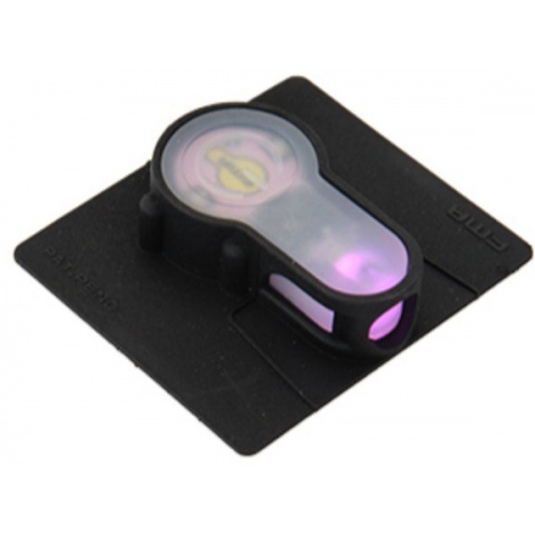 FMA Airsoft S-Light Hook Base PINK LED Strobe Light - BLACK