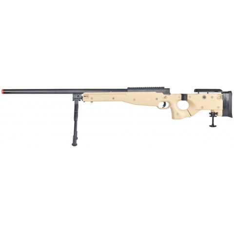 UK Arms Airsoft L96 AWP Bolt Action Sniper Rifle w/ Fold Stock - TAN