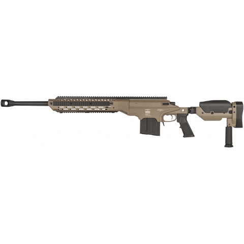 Lancer Tactical LTR338L Bolt Action Rifle w/ Folding Stock - TAN