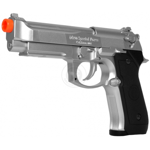 HFC GBB M9 Beretta Gas Blowback Airsoft Pistol - SILVER