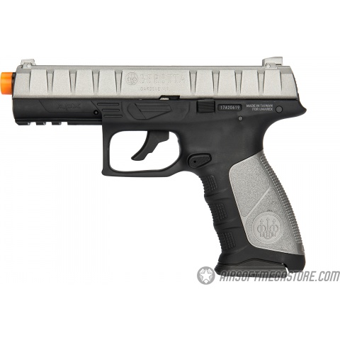 Elite Force Umarex Berretta APX Airsoft CO2 Pistol - SILVER / BLACK
