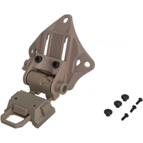 Lancer Tactical Airsoft CNC NVG Mount - DARK EARTH